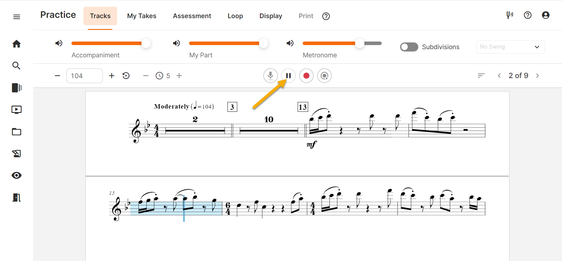 Playing and Practicing Music MakeMusic Cloud Help Center