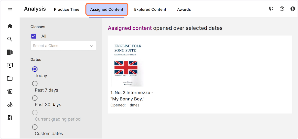 Assigned Content