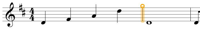Bar line selection