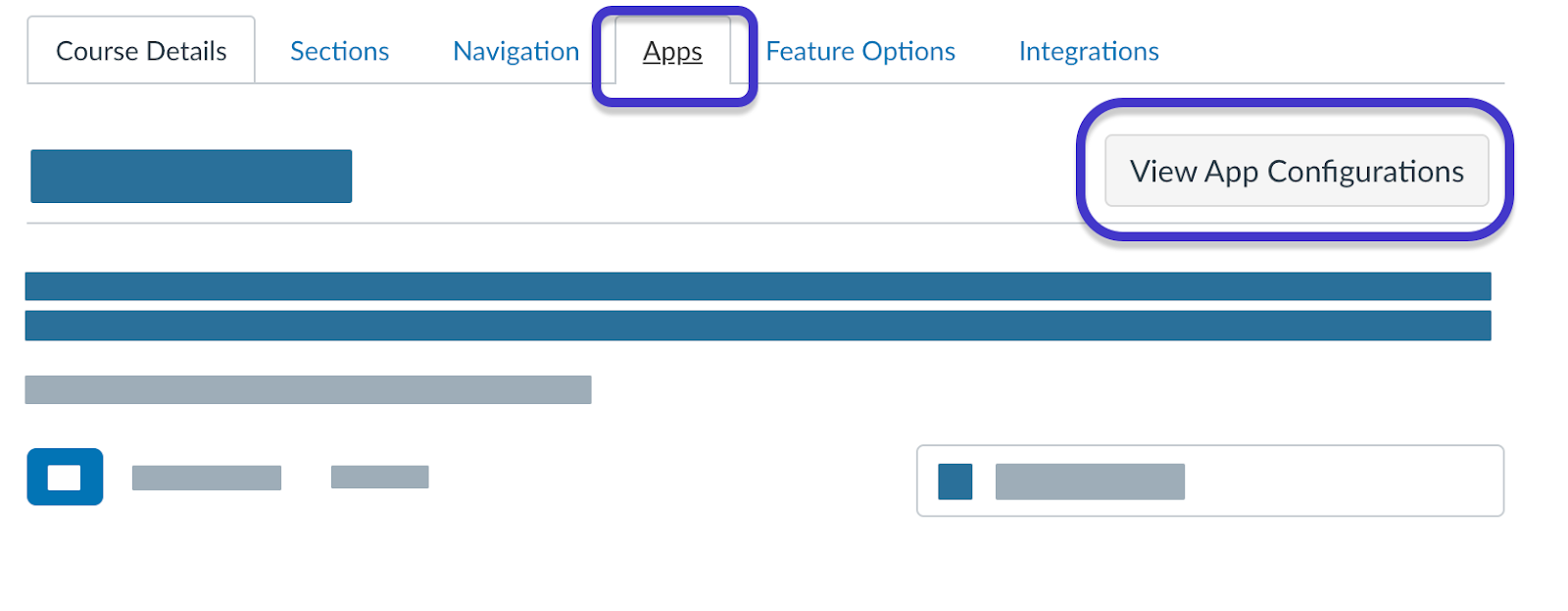 View App Configurations