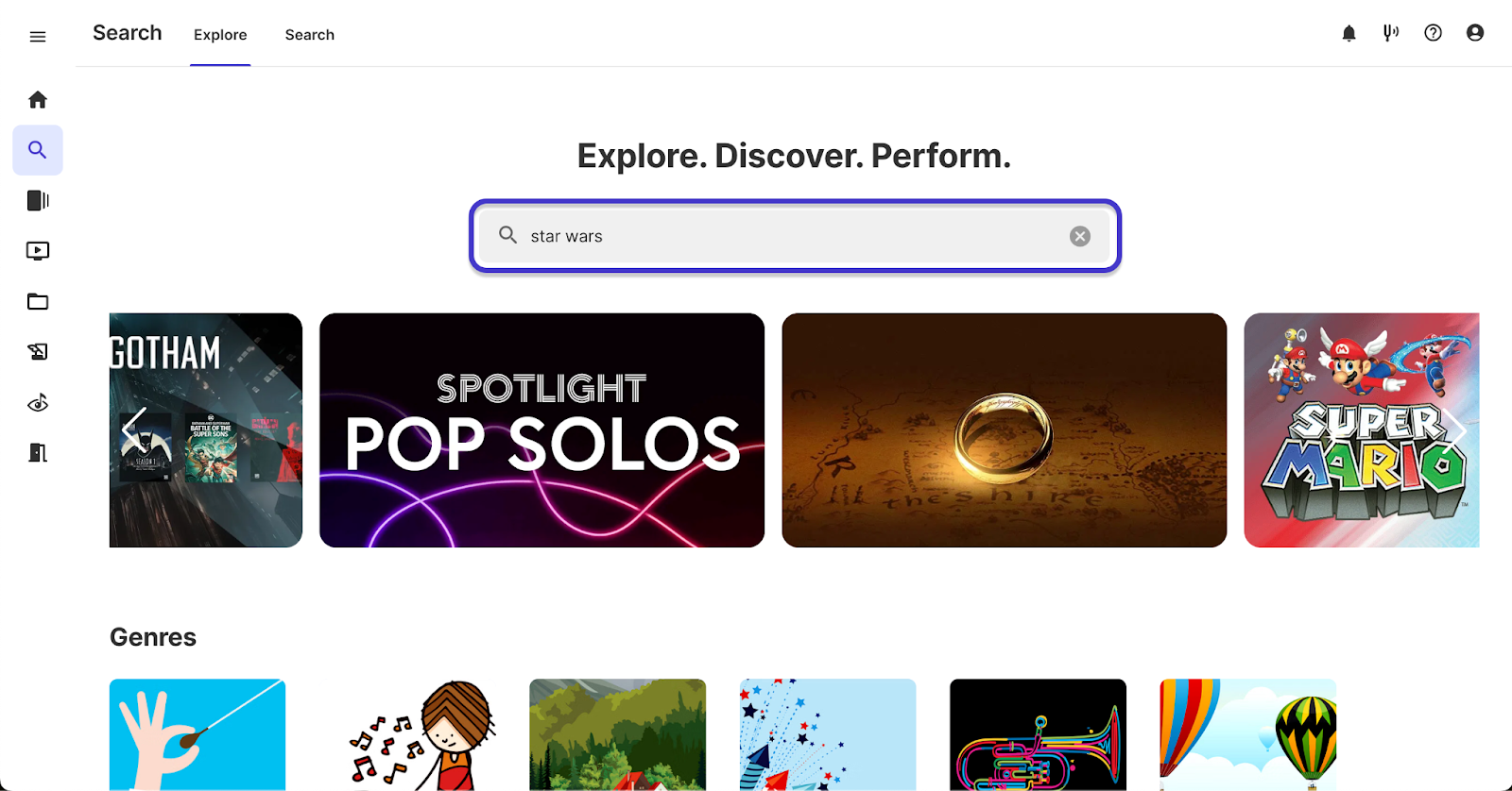 Search catalog by keyword or browse by category
