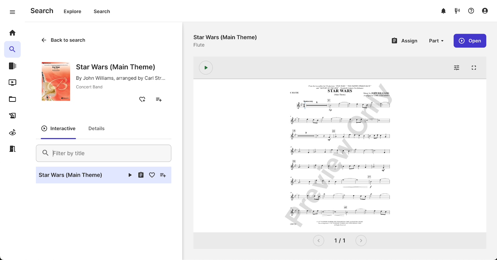 Preview page